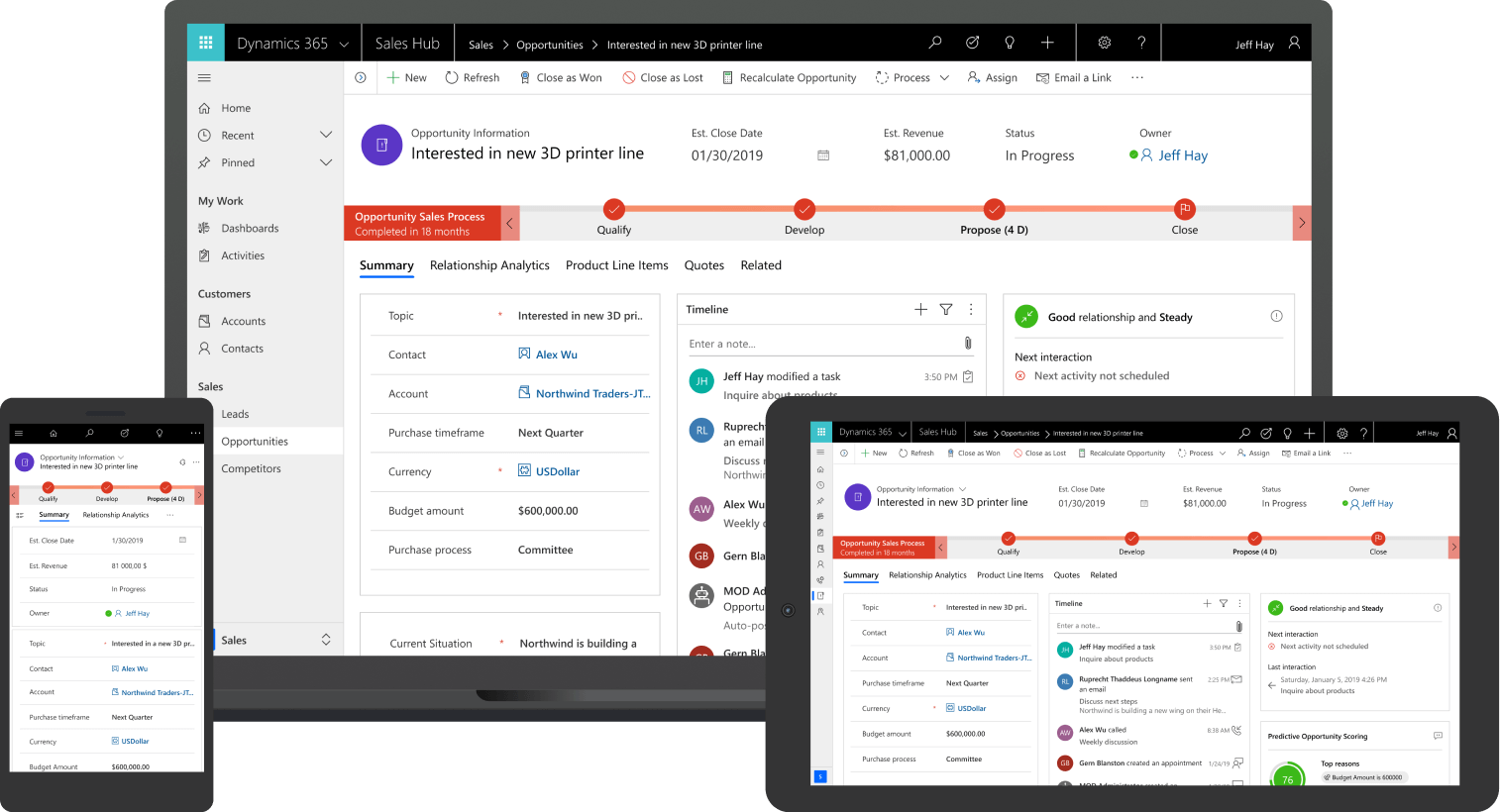 Dynamics 365 Sales CRM
