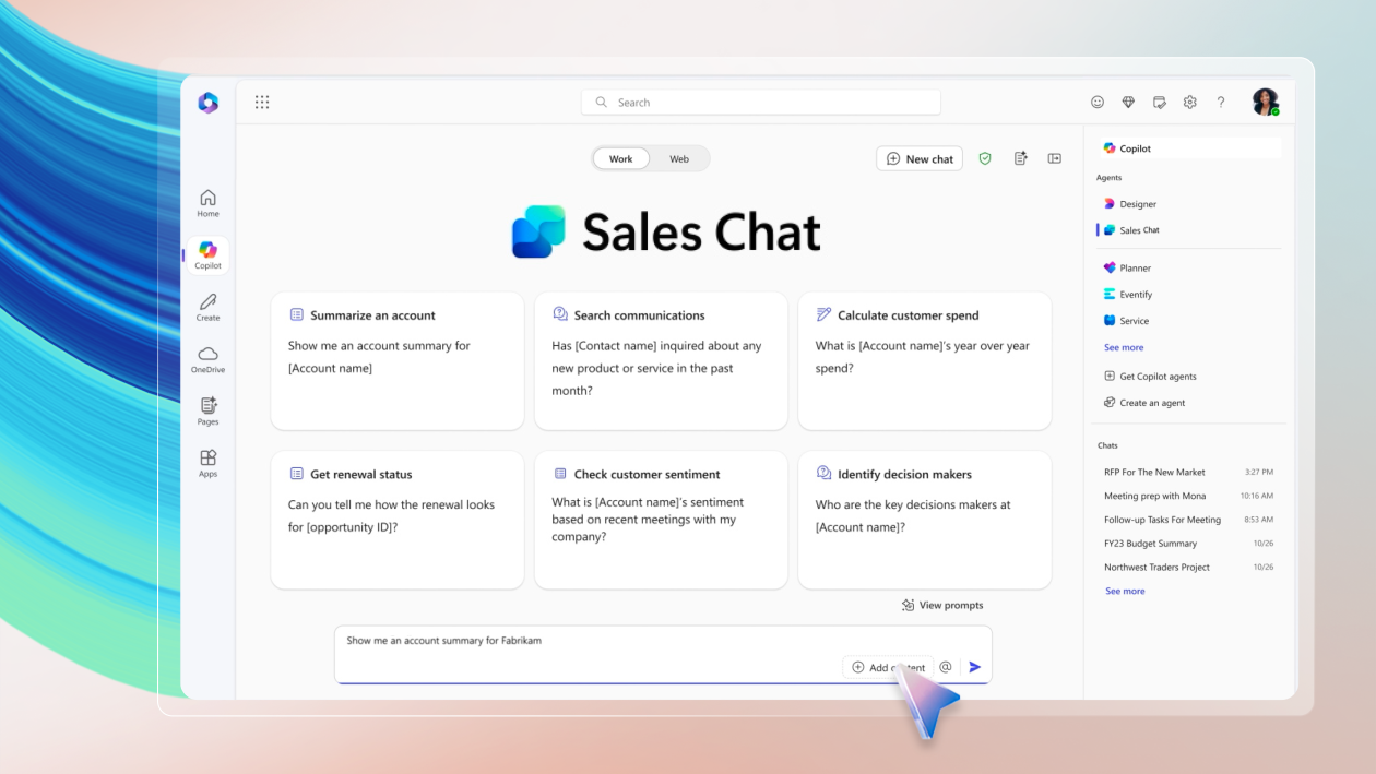 Copilot - D365 Sales Agent